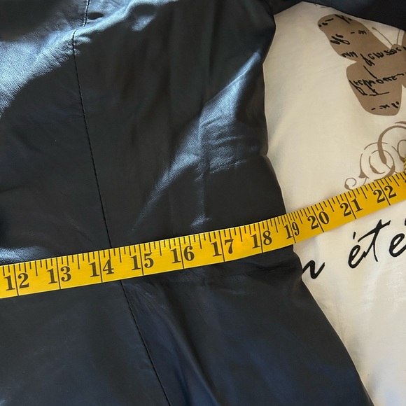 IMPERO LONDON | leather blue metallic Victorian inspired - Picture 9 of 13